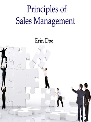 cover image of Principles of Sales Management